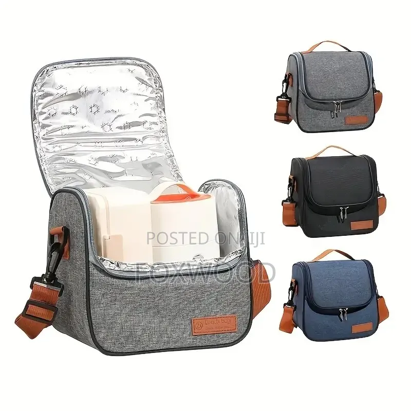 Large Capacity Classic Chic Insulated Lunch Bag