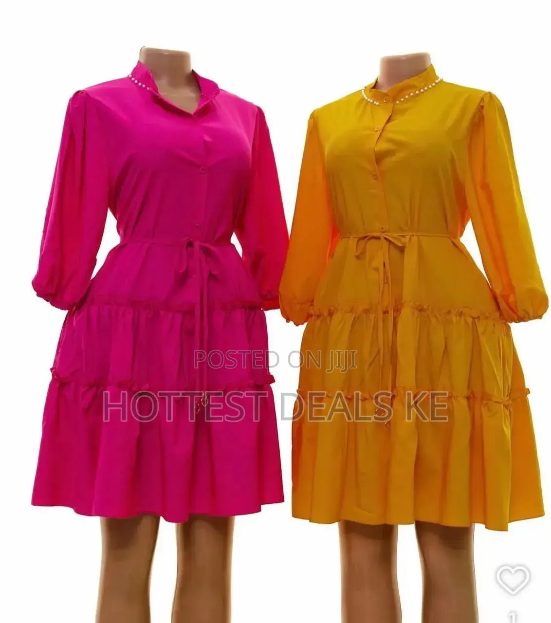 Colorful Tiered Midi Dresses