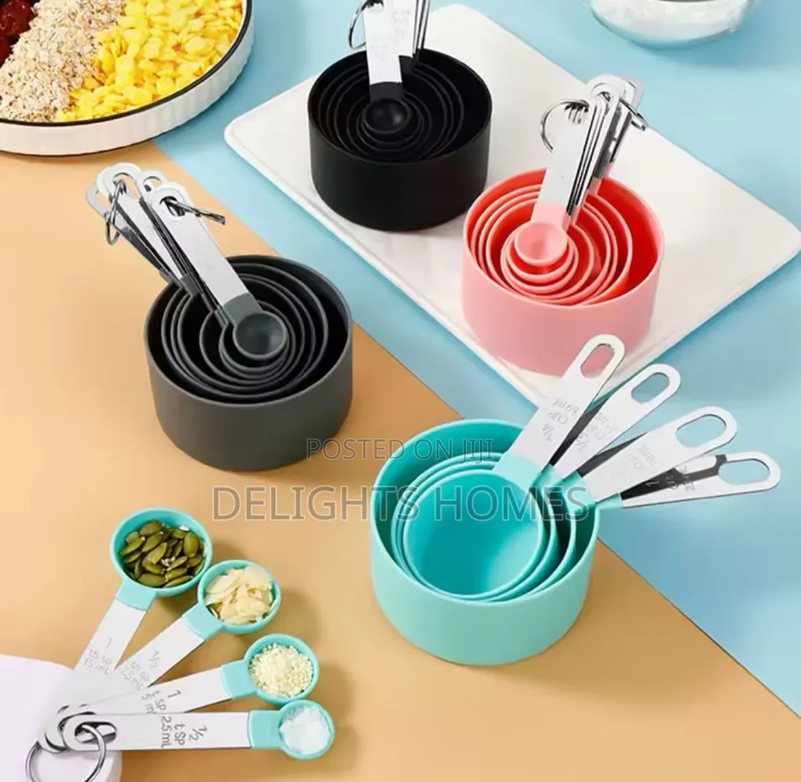 8pcs Multipurpose Measuring Spoons/Cups-Car