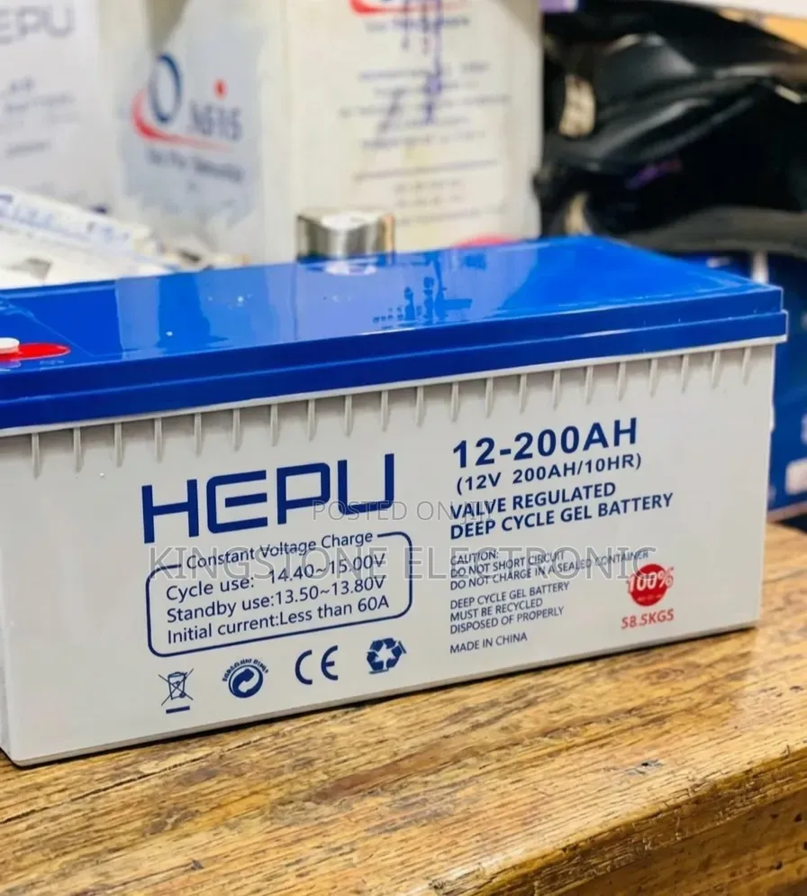Hepu 12v 200ah Gel Battery