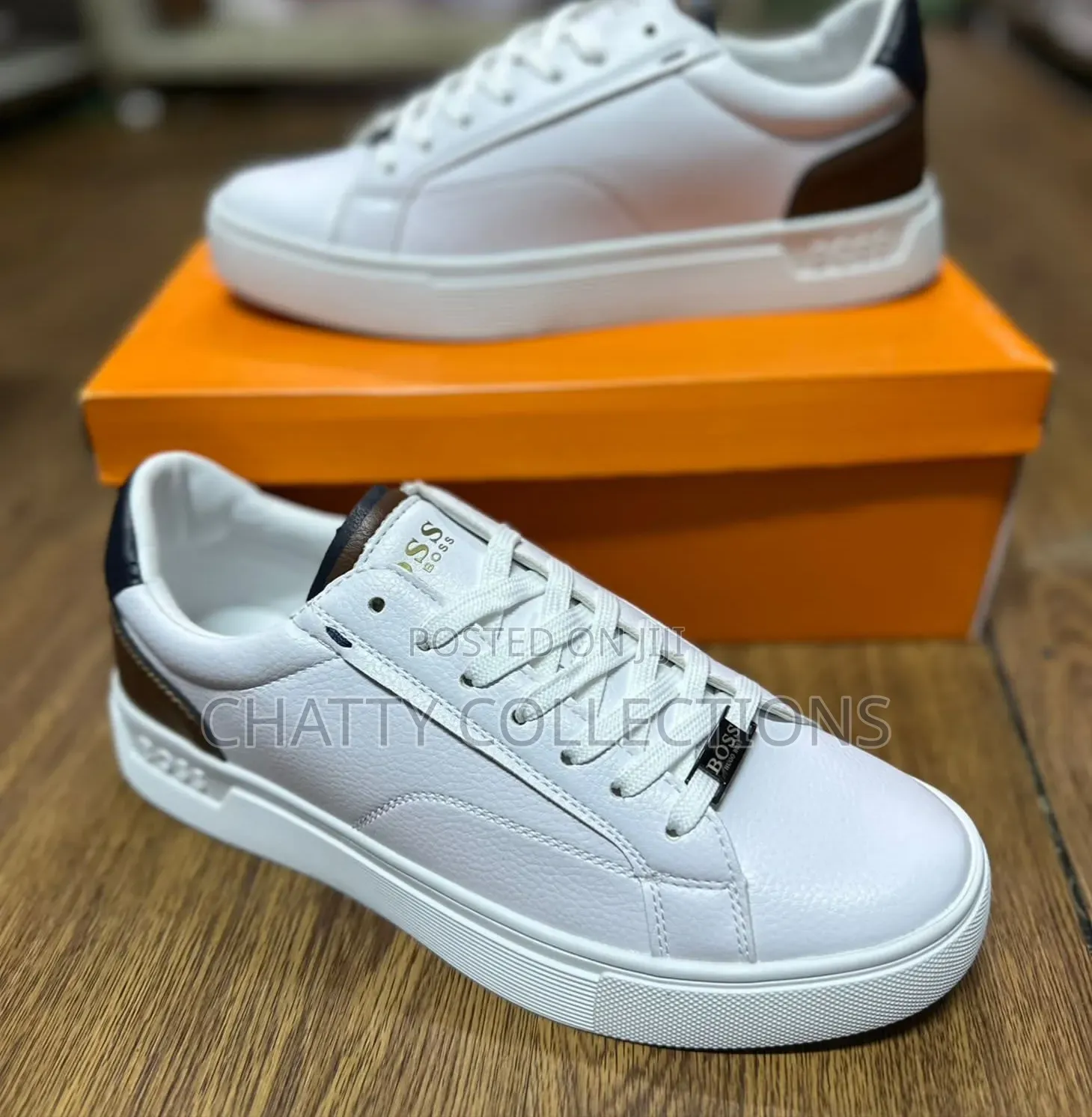 White New Hugo Boss Casual Men Shoes Size 40 to 45