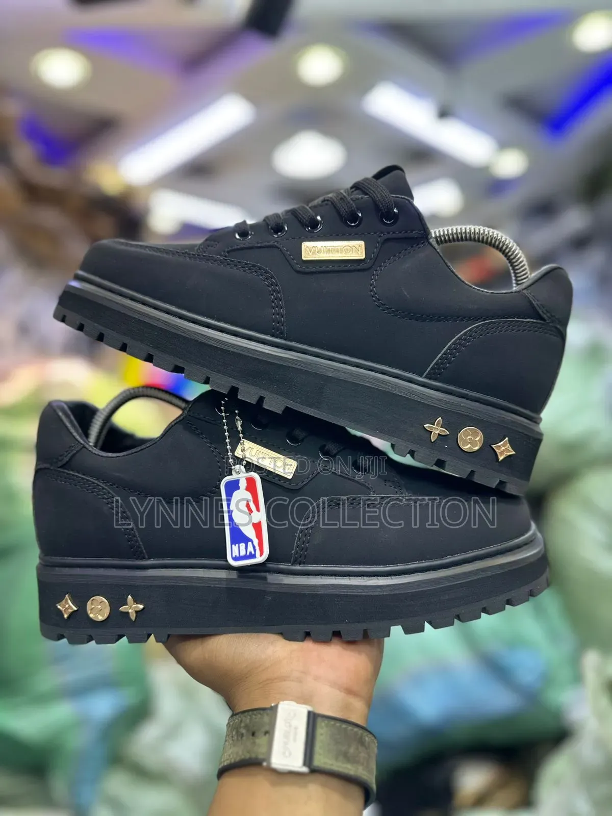Louis Vuitton Black Suede Trainers - Luxury Streetwear Sneakers