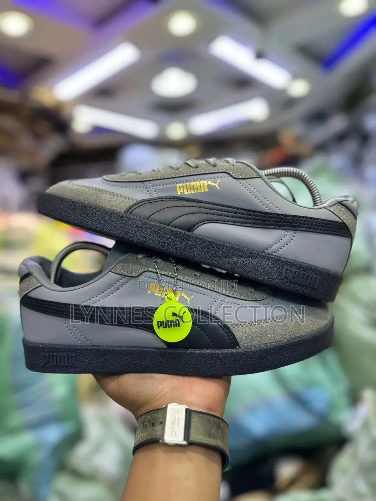 Puma Og Black/Gray Sneakers - Classic Streetwear Shoes