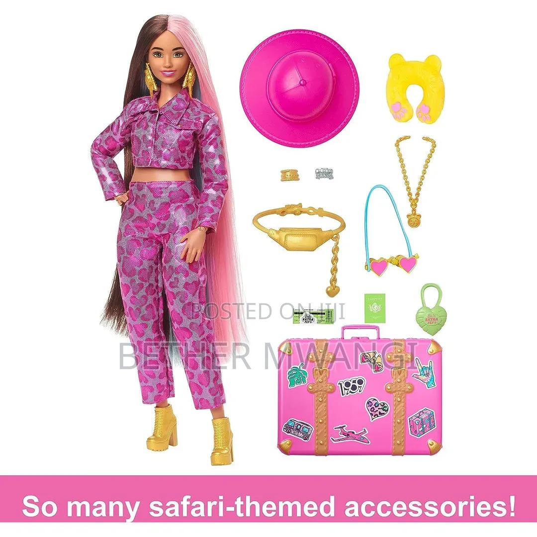 Barbie Extra Fly Safari Articulated Doll With Fashion Set