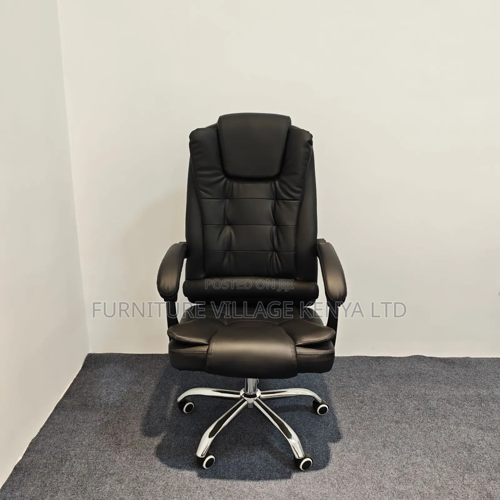 Swivel Leather Arm Executive High Back Chair