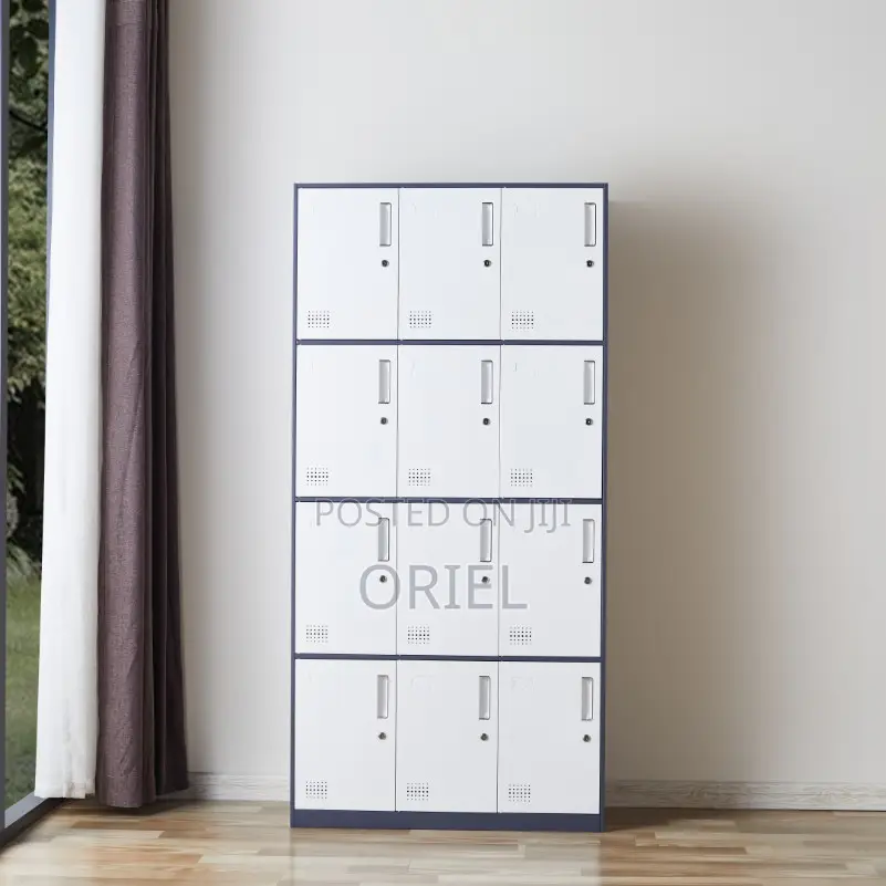 Office Cabinet : 12-Door Steel Lockers Office Gym Storage Cabinet