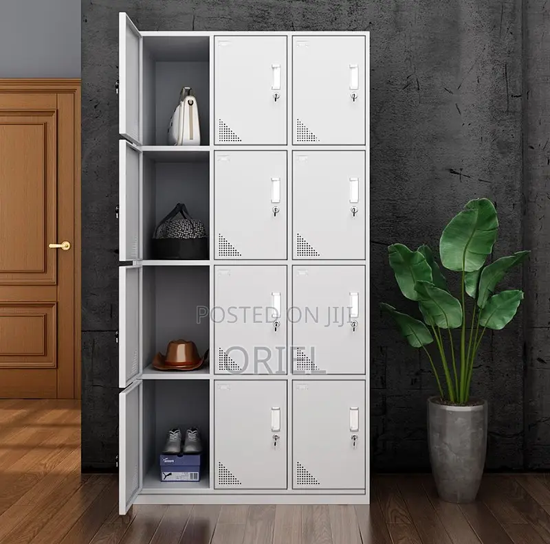 Office Cabinet : 12-Door Steel Lockers Office Gym Storage Cabinet