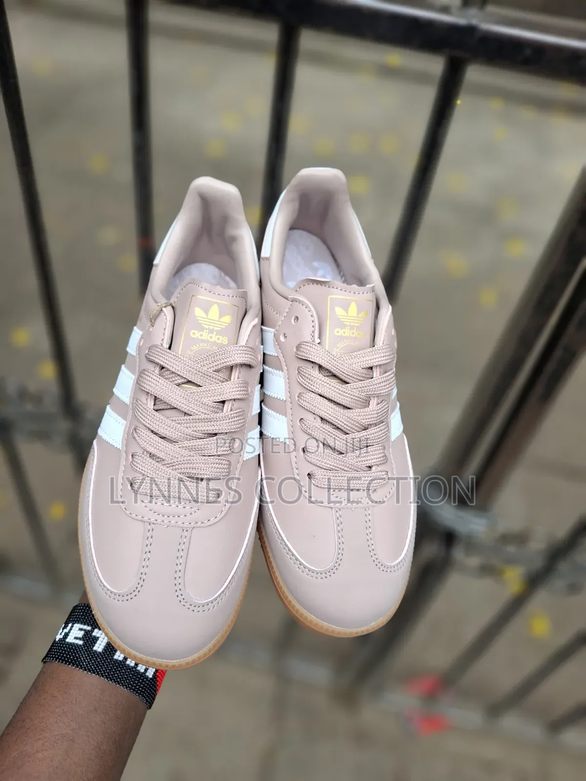 Adidas Samba Beige Single Sole - Classic Retro Sneakers