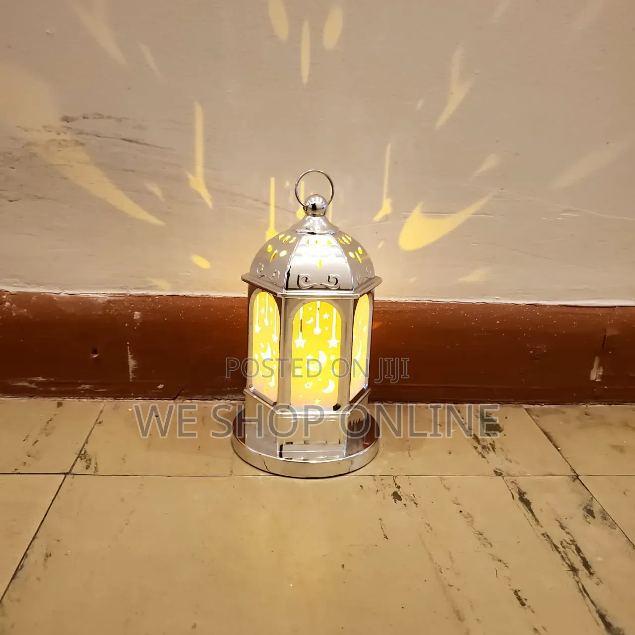 Moon/Star Shadow Decor Lantern
