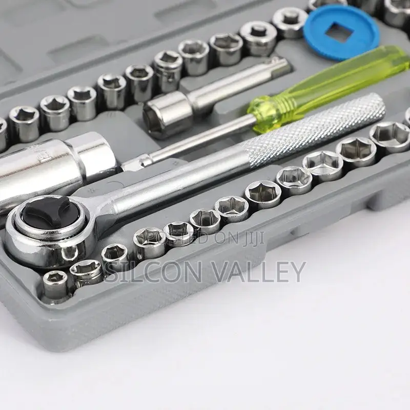 40-in-1 Socket Wrench Set High Steel Drive Ratchet Socket Tool Kit