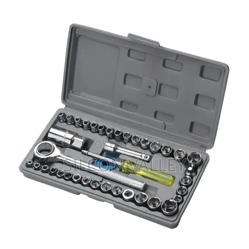 40-in-1 Socket Wrench Set High Steel Drive Ratchet Socket Tool Kit