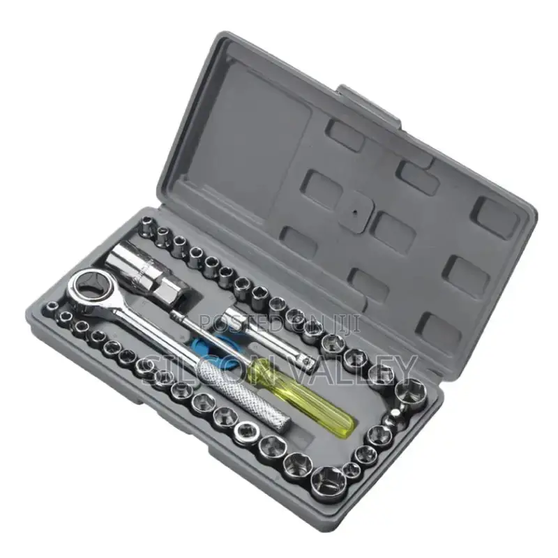 40-in-1 Socket Wrench Set High Steel Drive Ratchet Socket Tool Kit