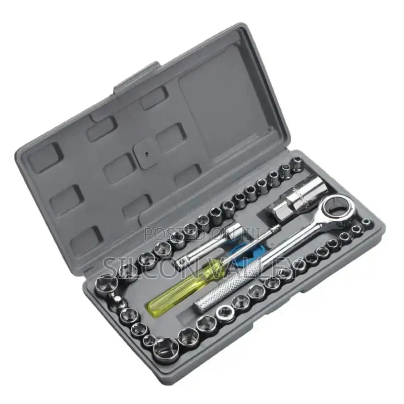 40-in-1 Socket Wrench Set High Steel Drive Ratchet Socket Tool Kit
