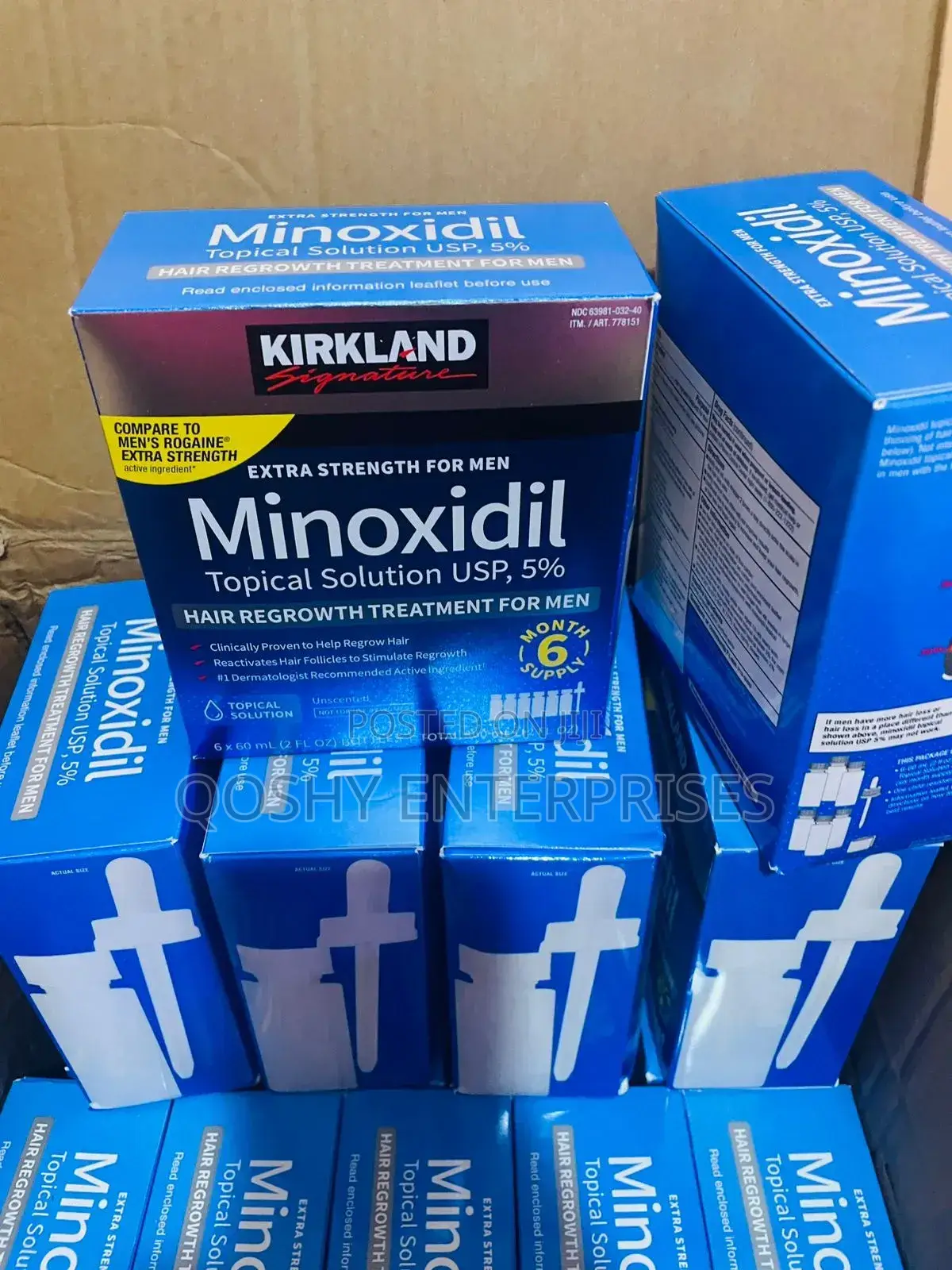 Kirkland Minoxidil 5% Hair Regrowth Treatment + Dermaroller - 60 Ml