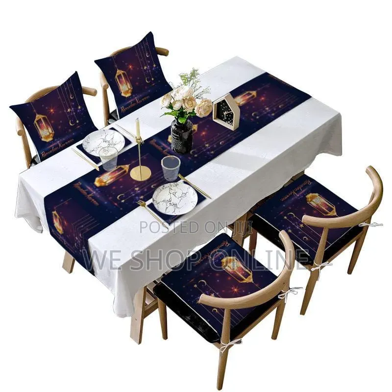 Islamic Table Set(Runner and 4 Pillow Cases)