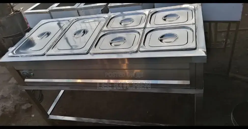 4 Partitioned Bain Marie/Food Warmer