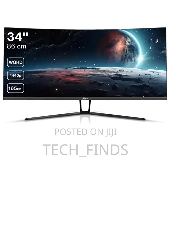 Dahua E330c 34’’ WQHD 3440*1440 Curved Gaming Monitor