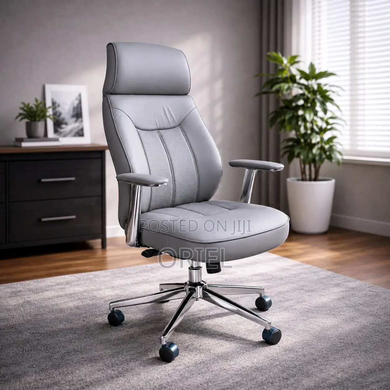 Office Chair ; Executive Gray Office Chair
