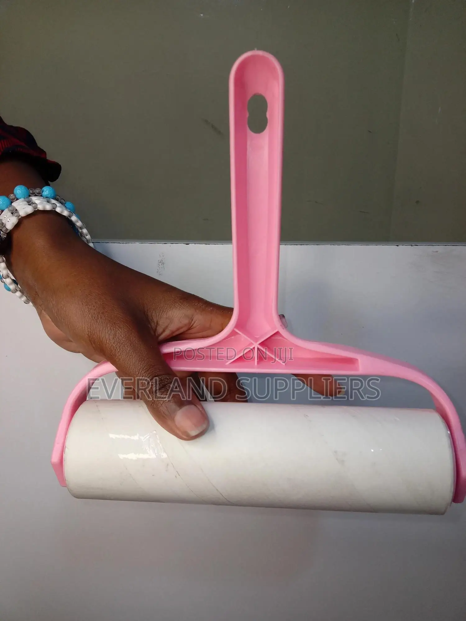 Lint Roller - Pink and White