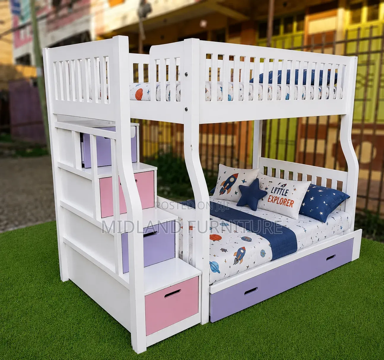 Wooden Decker Bunk Bed for Kids / Pay After Delivery