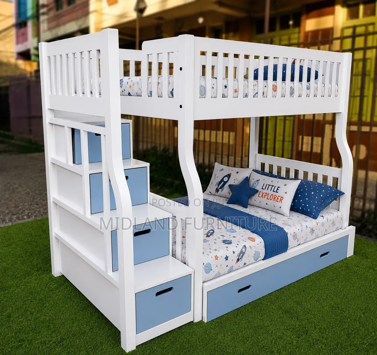 Wooden Decker Bunk Bed for Kids / Pay After Delivery