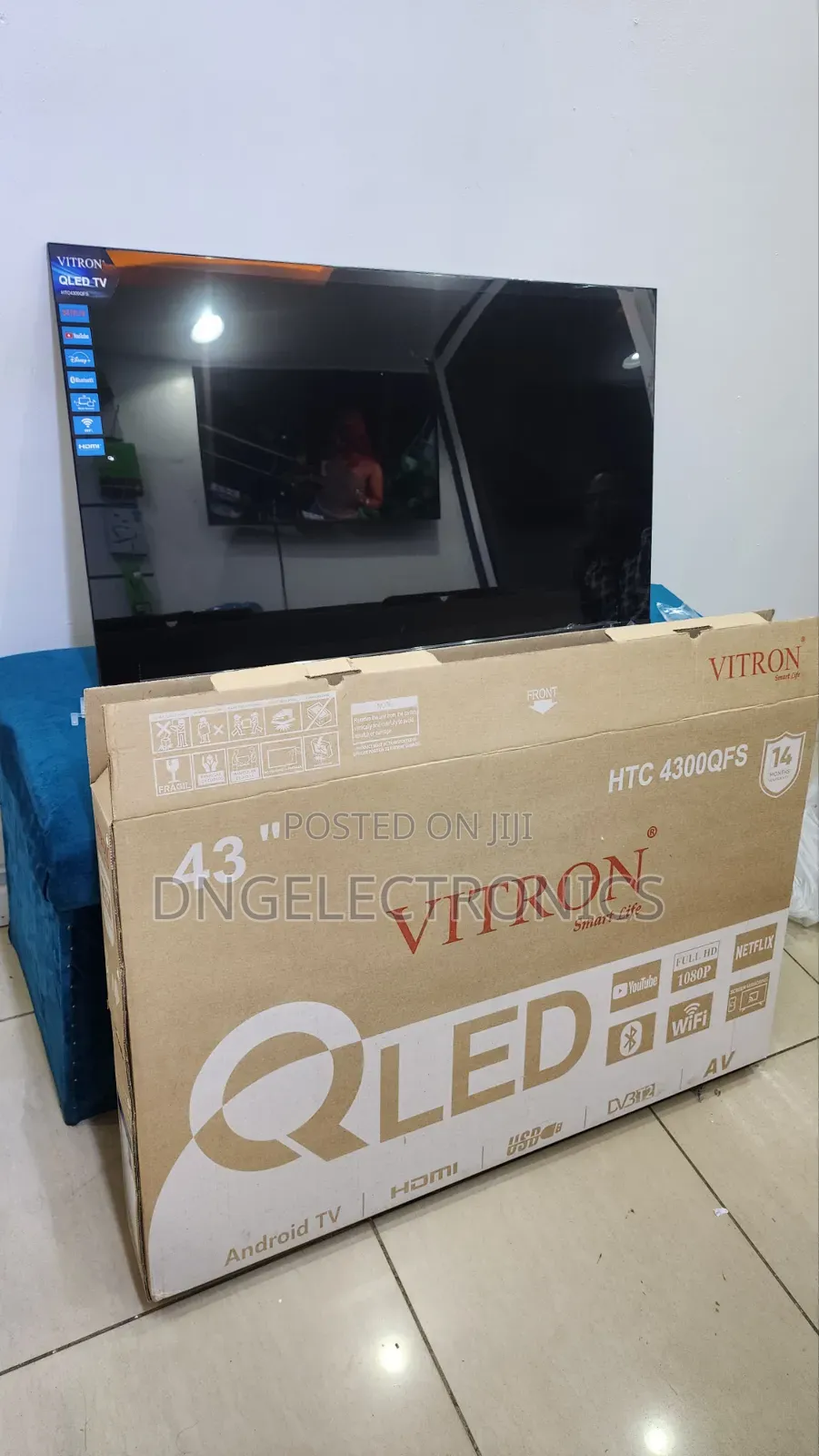 Vitron 43inches Qled Tv
