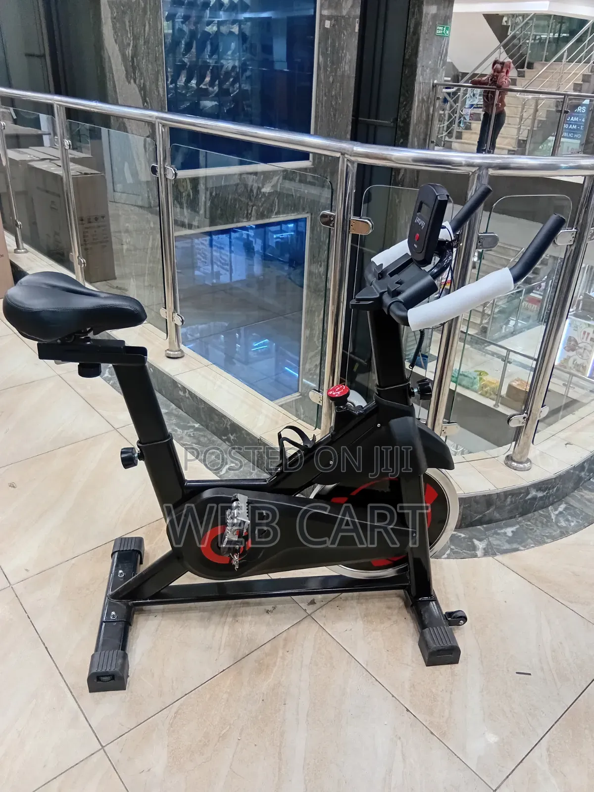 Euromax Stationary Spin Bike for Home Fitness and Weight Loss