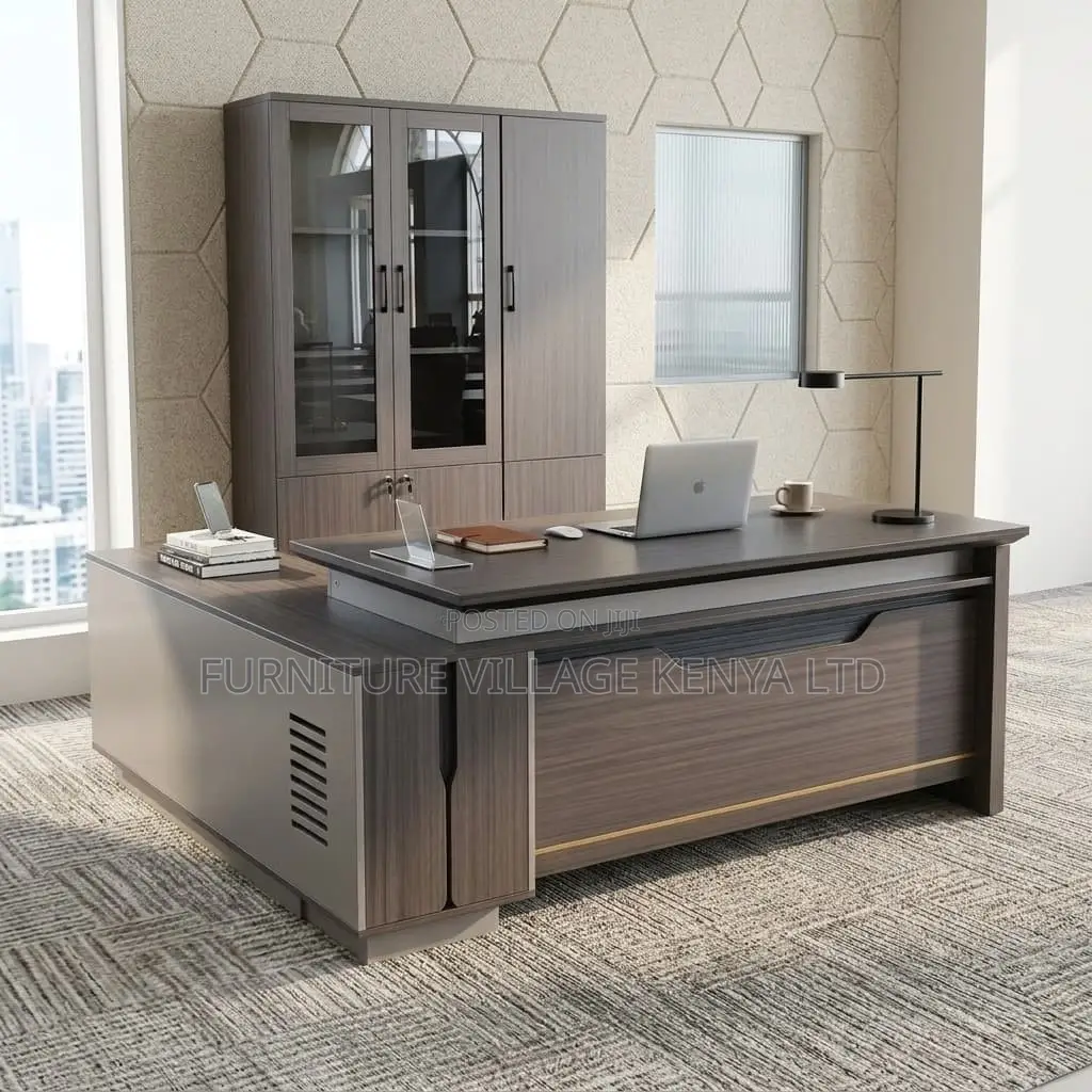 L-Shaped 180cm Boss Executive Task Table