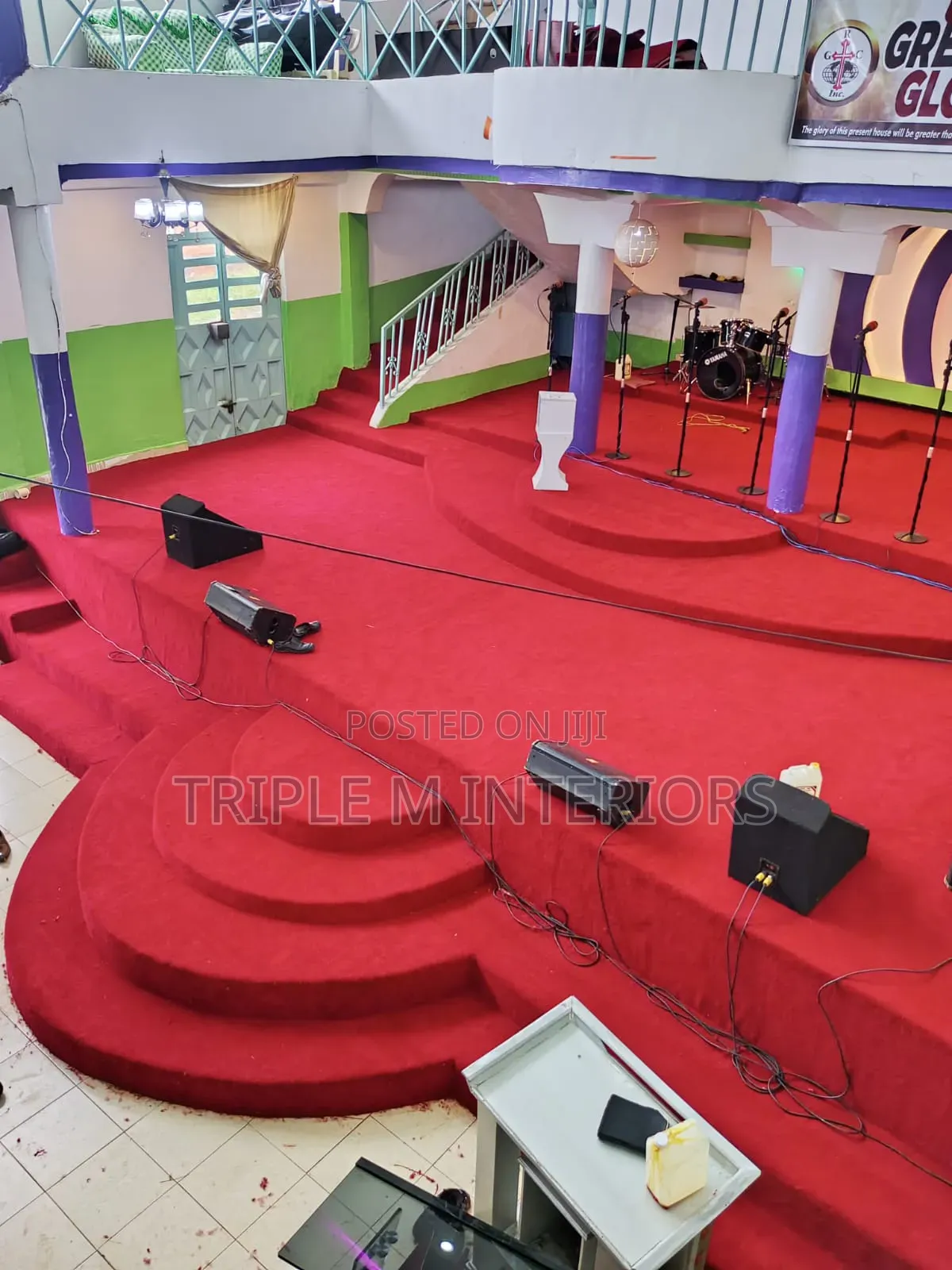 Premium Vip Wall to Wall Carpet for Modern Offices and Churches