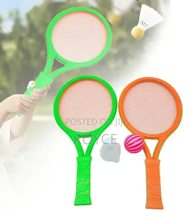 Kids Racket Pair With Shuttlecock Ball