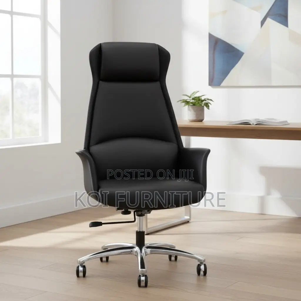 Office Chair : X.0 Modern Gray Executive High Back Office Seat