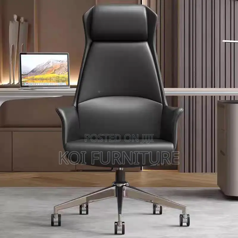 Office Chair : X.0 Modern Gray Executive High Back Office Seat