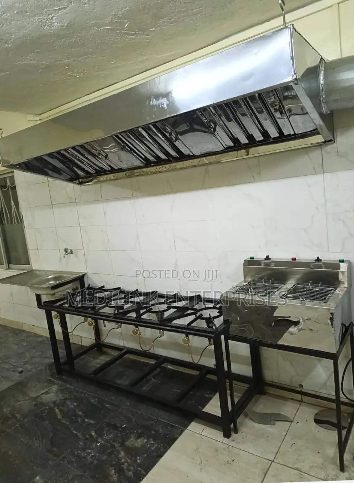 Simplified Wall Mount Ss 304 Stainless Steel Commercial Kitchen Hood