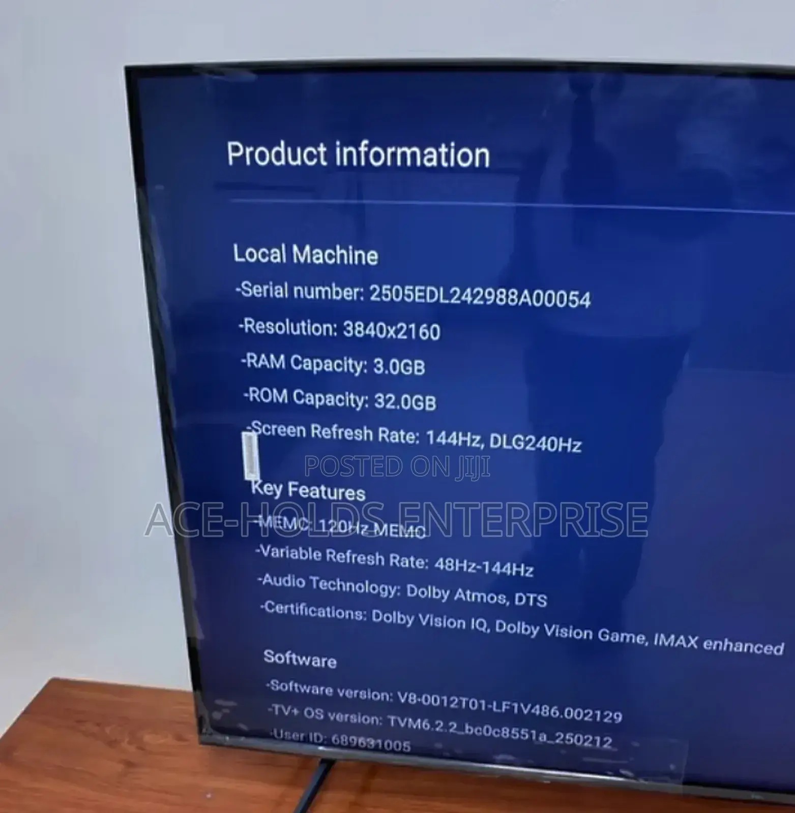 Hisense 55" Inches - Model: C6k Mini-Qled Smart Vidaa + Sub Speakers