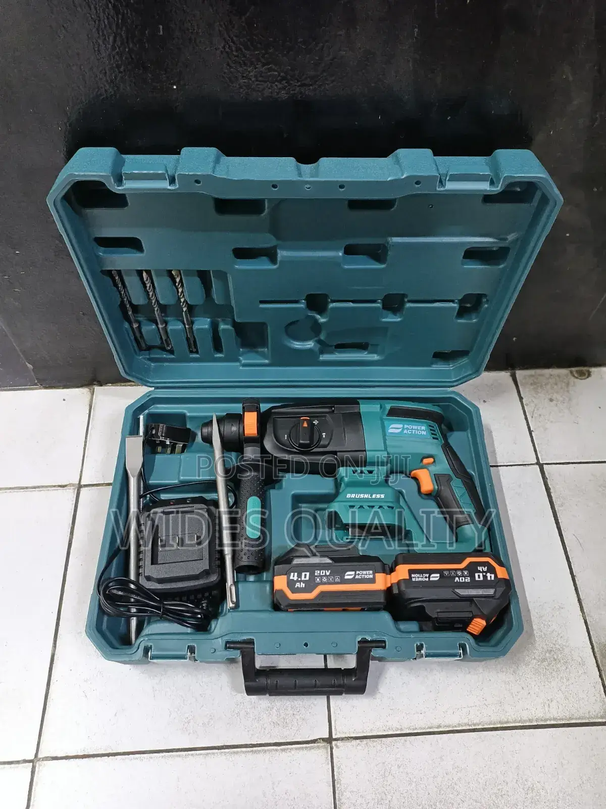 Power Action Cordless Rotary Hammer Set