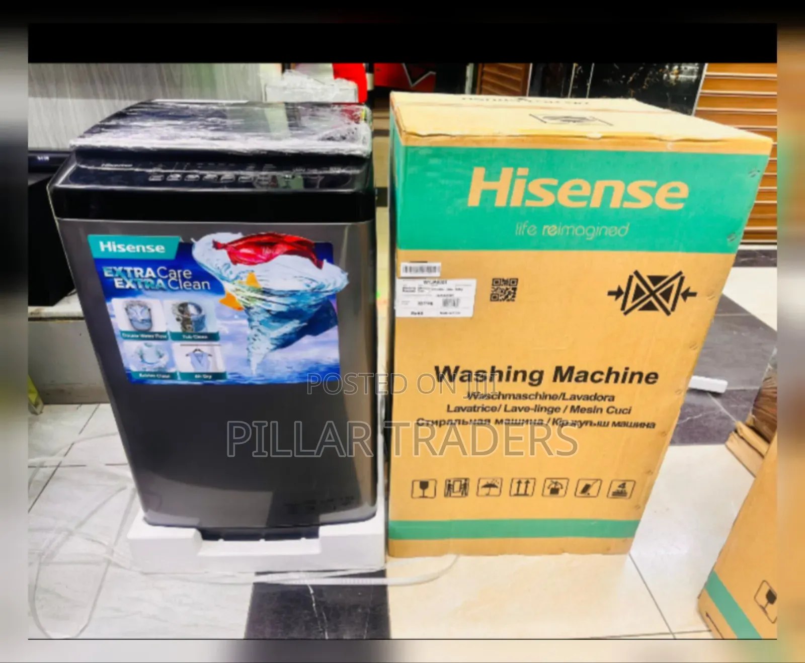 Hisense 10kg Top Load Automatic Washing Machine
