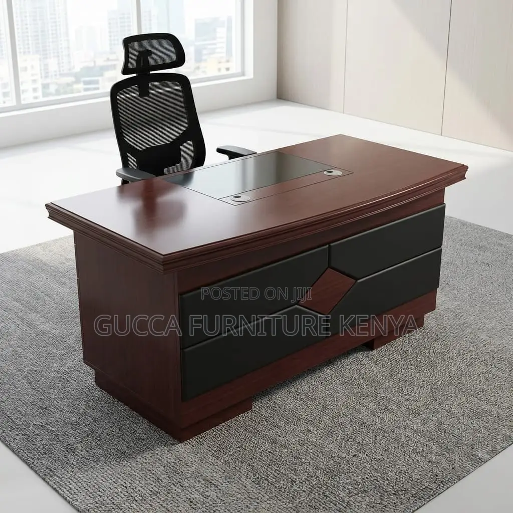 1200mm Mahogany Small Executive Boss Desk