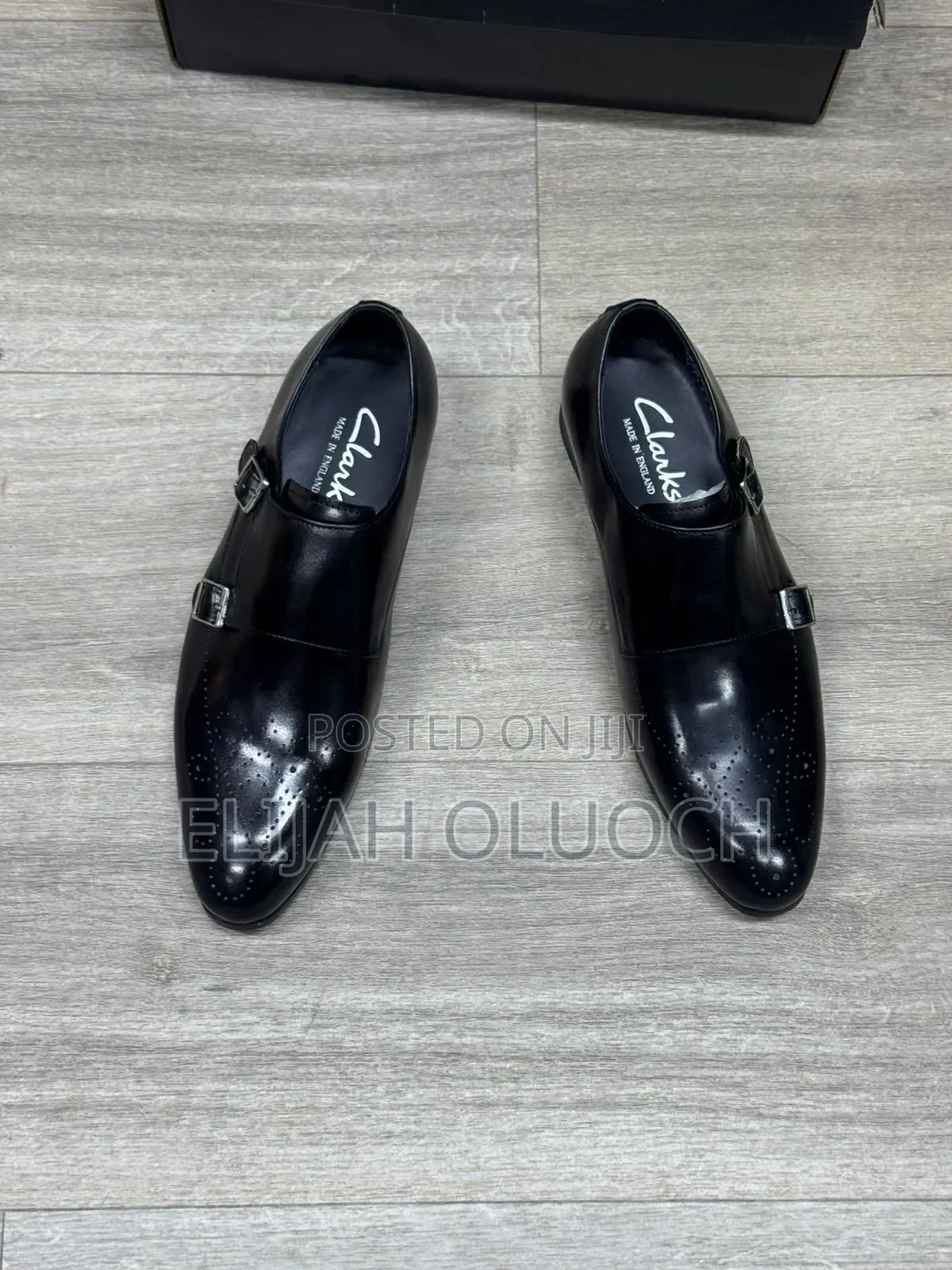 Black Clarks Official/Oxford Men Leather Shoes