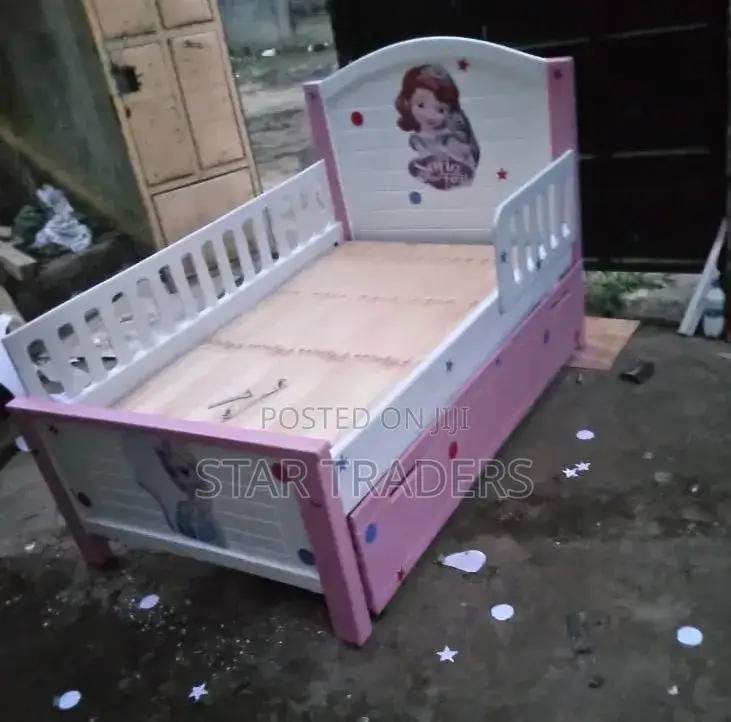3*6 Kids Baby Coat Bed With Underbed Cabinet