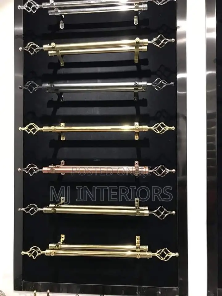 Imported Curtain Rod Sets Complete With Brackets Ready in Stock