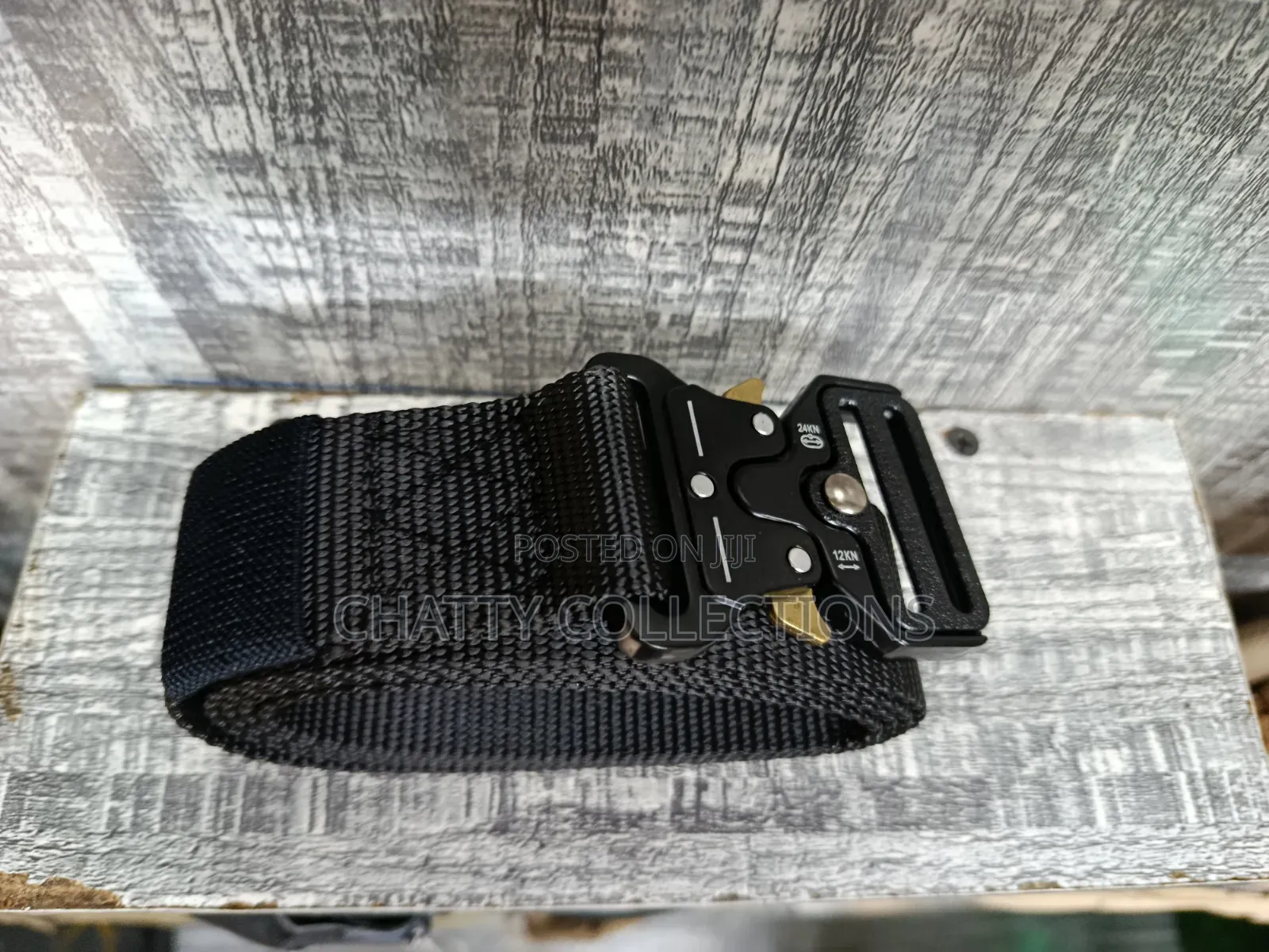 Black Top Quality Unisex Tactical Belt