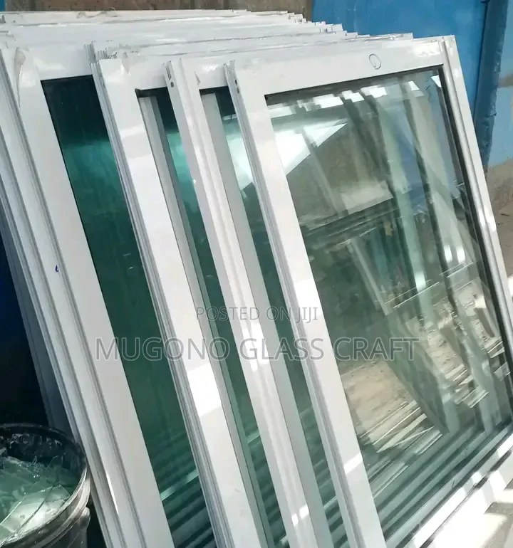 White Coated Aluminium Windows
