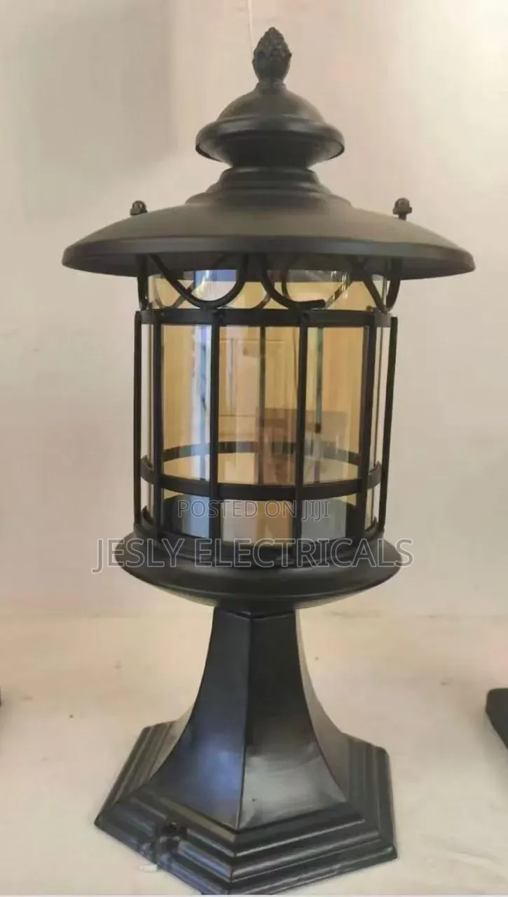 Modern, Waterproof Black Outdoor Garden Lamp