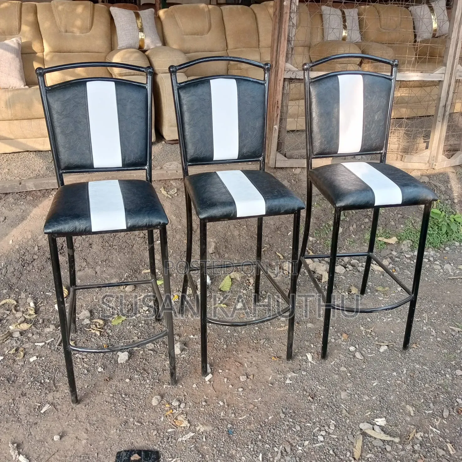 Artfully Refined Restaurant High Stools