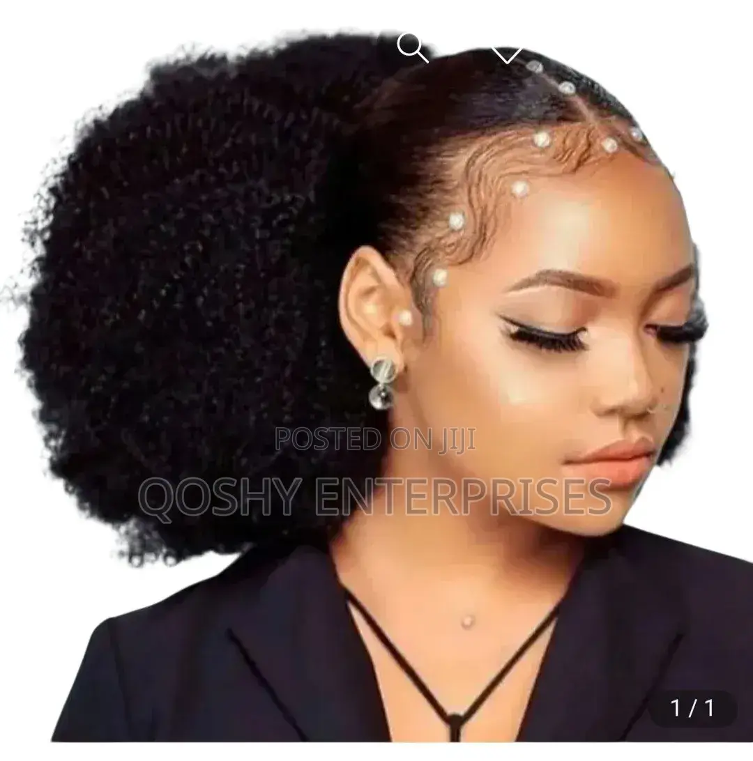 Big Curly Afro Ponytail Extension