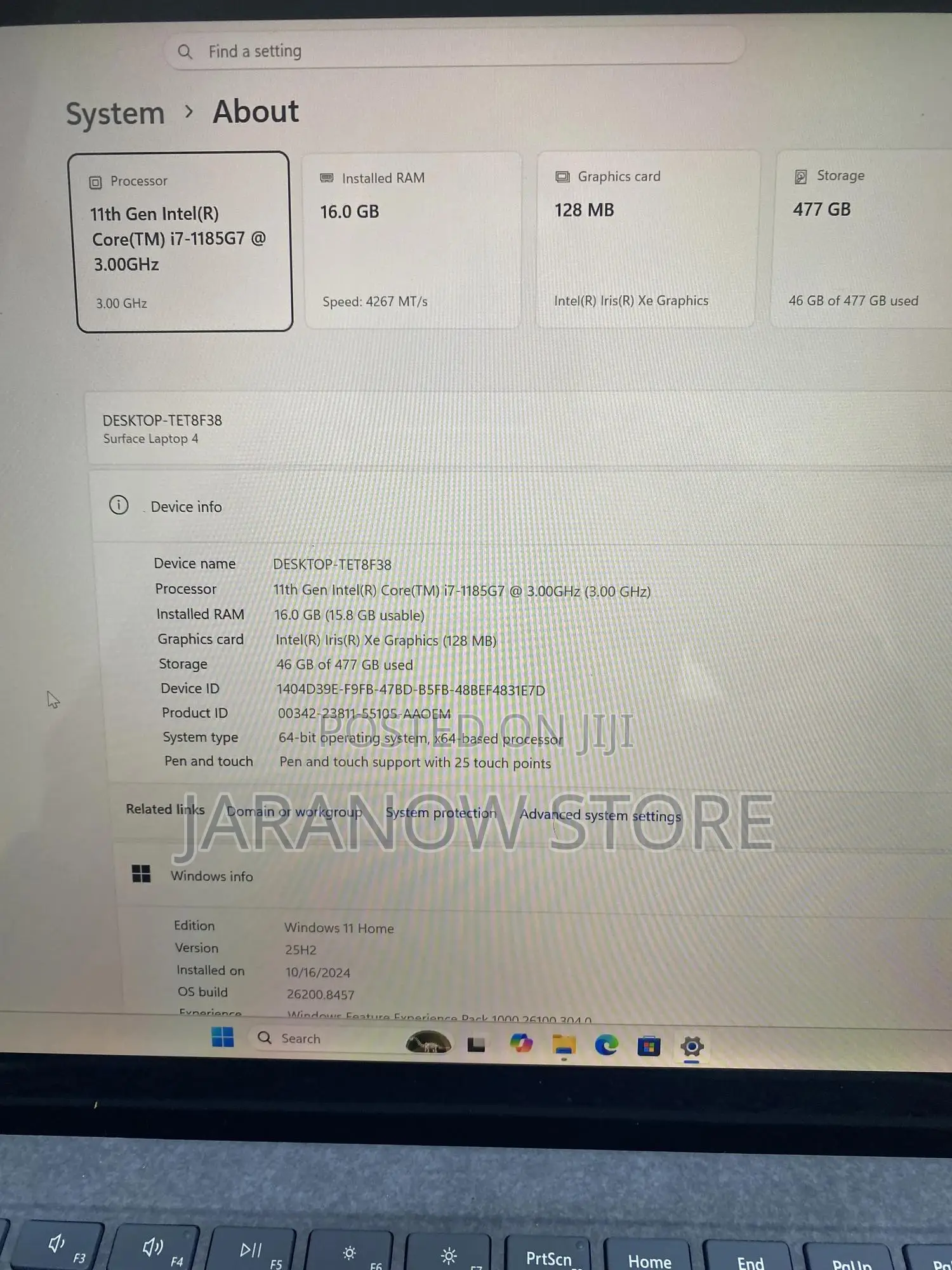 Laptop Microsoft Surface Laptop 4 16GB Intel Core i7 SSD 512GB
