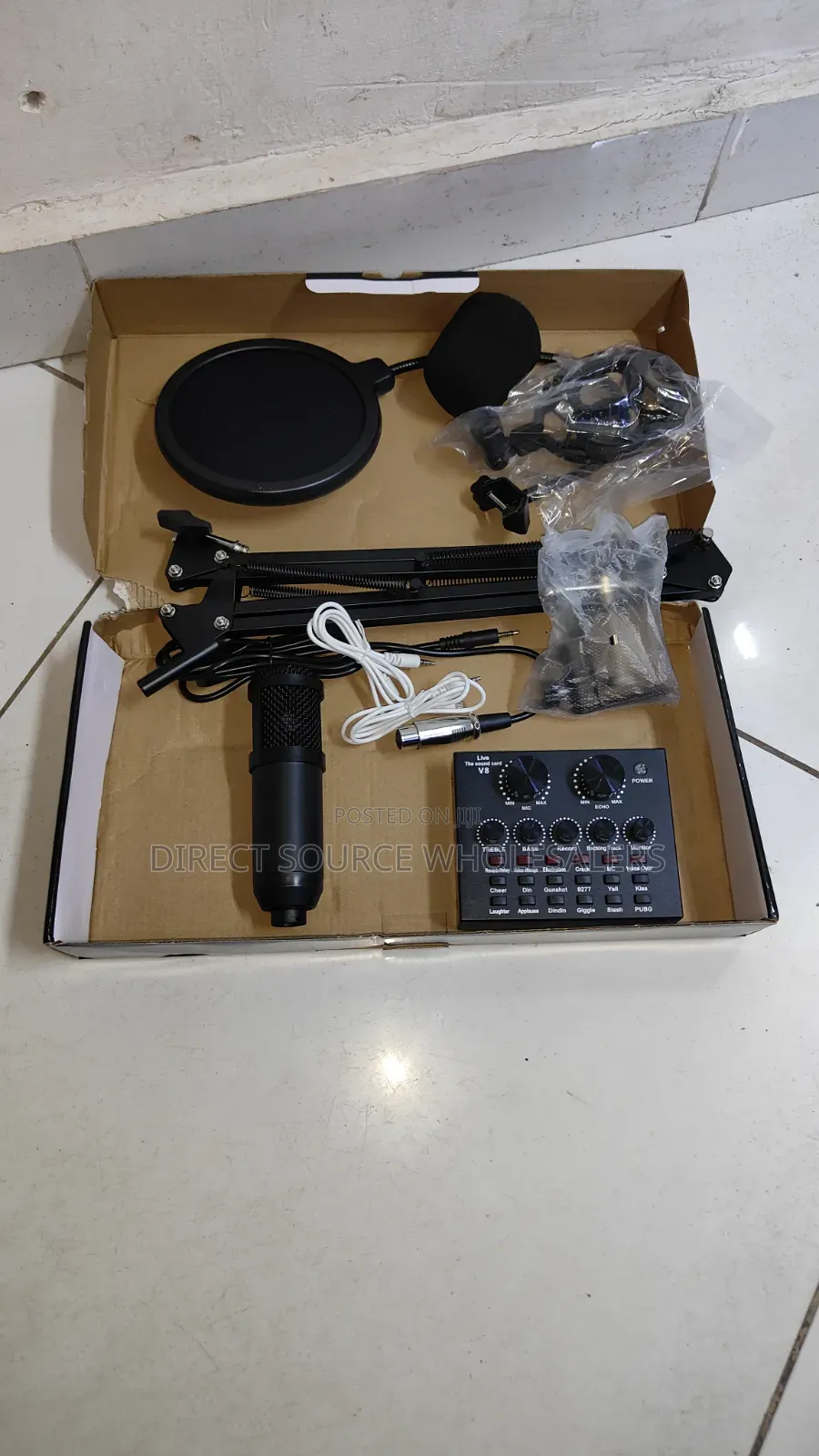 Studio Bm800 Mic Kit With Shock Mount Cable