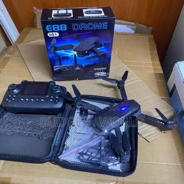 E88 Pro Aerial Camera Drone With LCD Display Controller