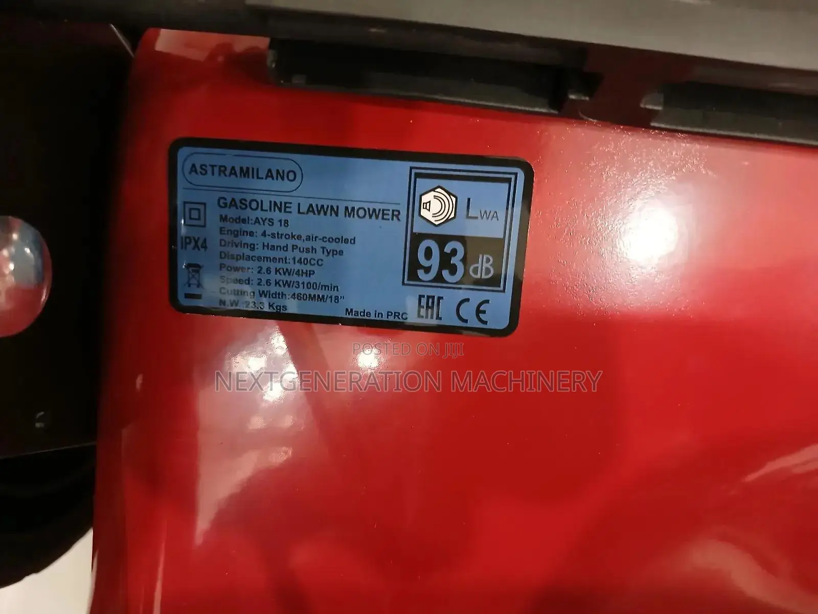 Astramilano 4hp Gasoline Lawn Mower