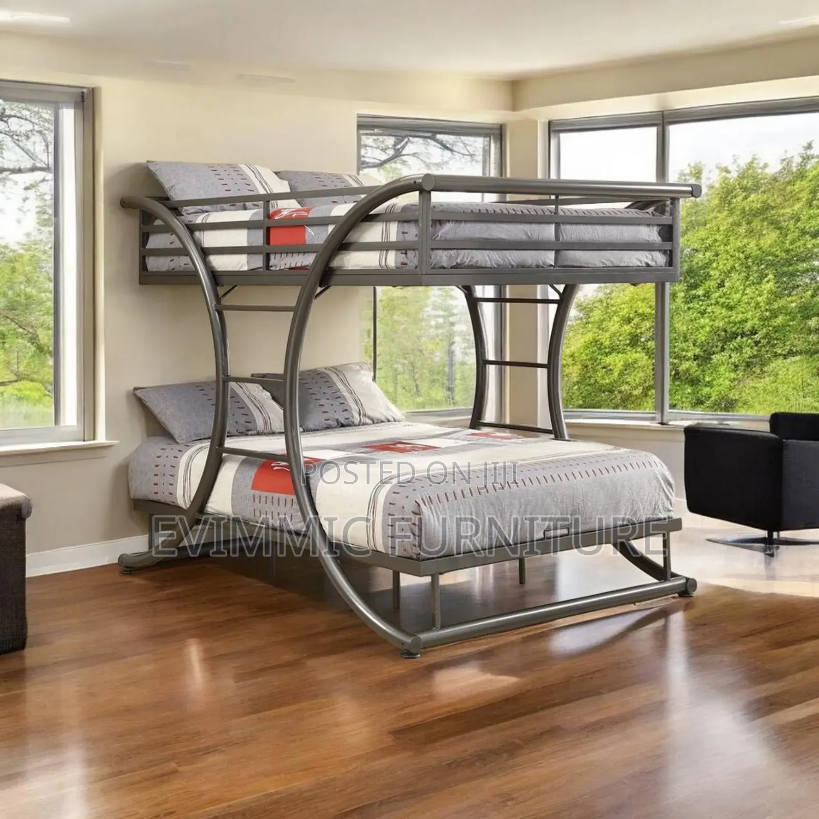 3.5 X 6 Ft Coaster Stephan Metal Hg Armoured Bunk Bed